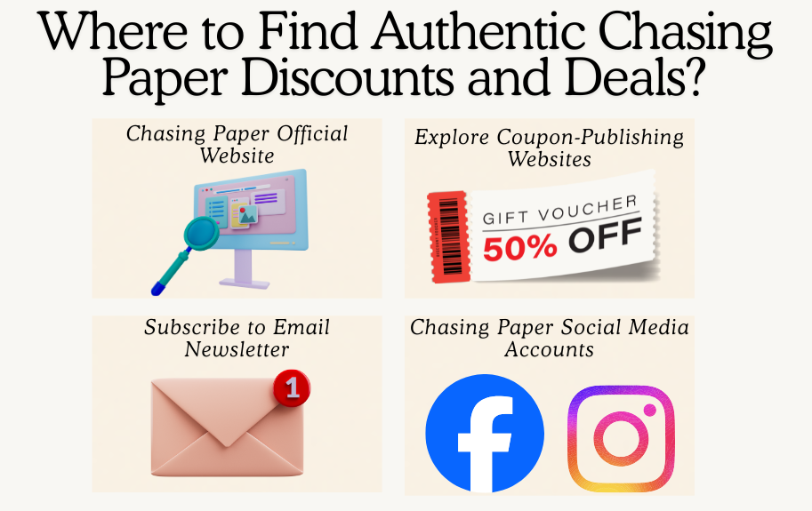 Where to Find Authentic Chasing Paper Discounts and Deals?